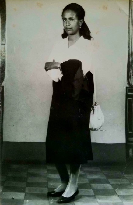 Nigisti Hailu in her twenties, photographed in Bahir Dar.