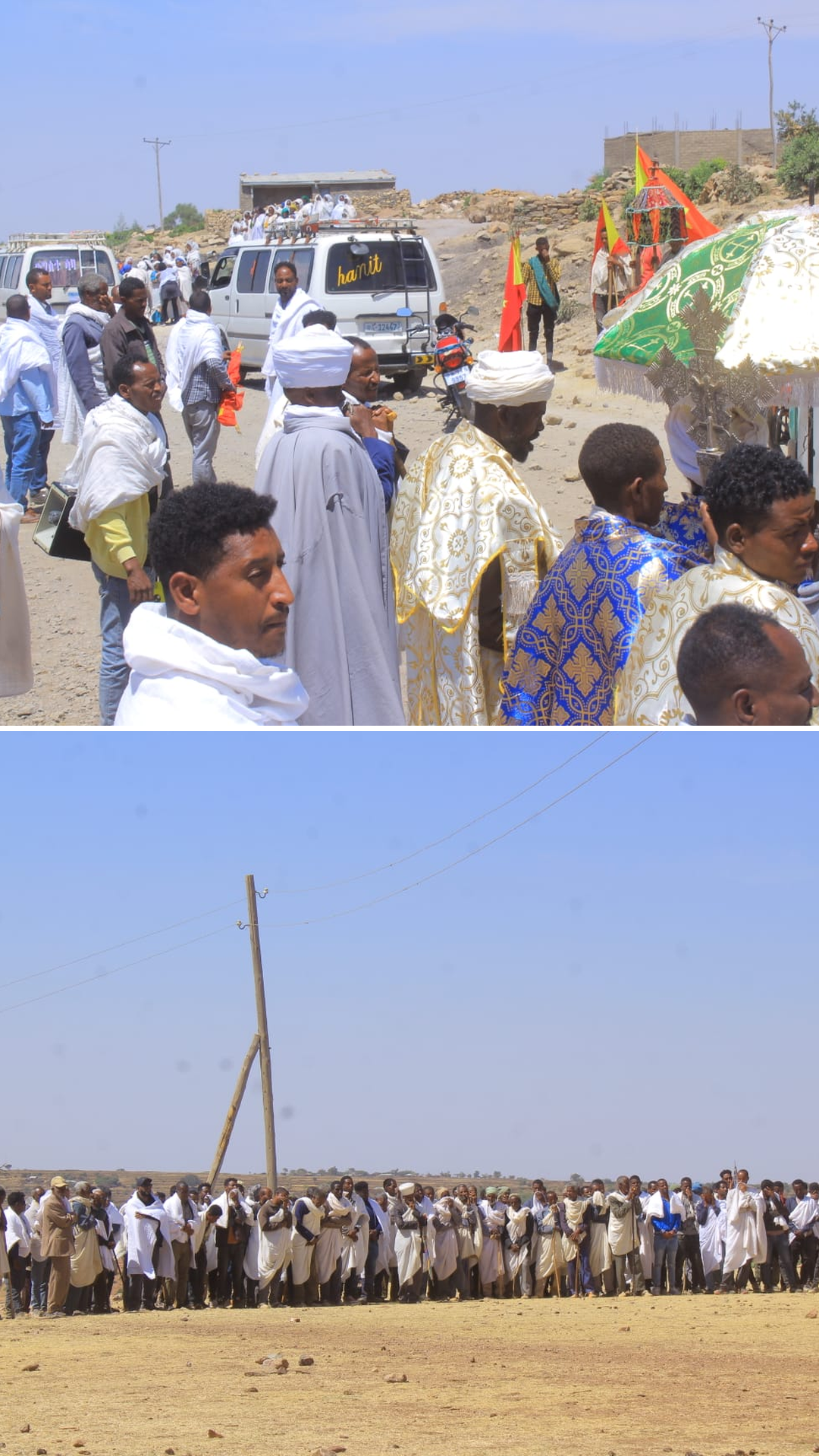 The final journey of Professor Meareg Amare's remains to his hometown in Tigray, March 2023.