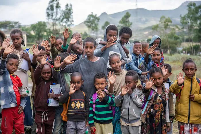 Photo from the foundation's education and community work in Tigray