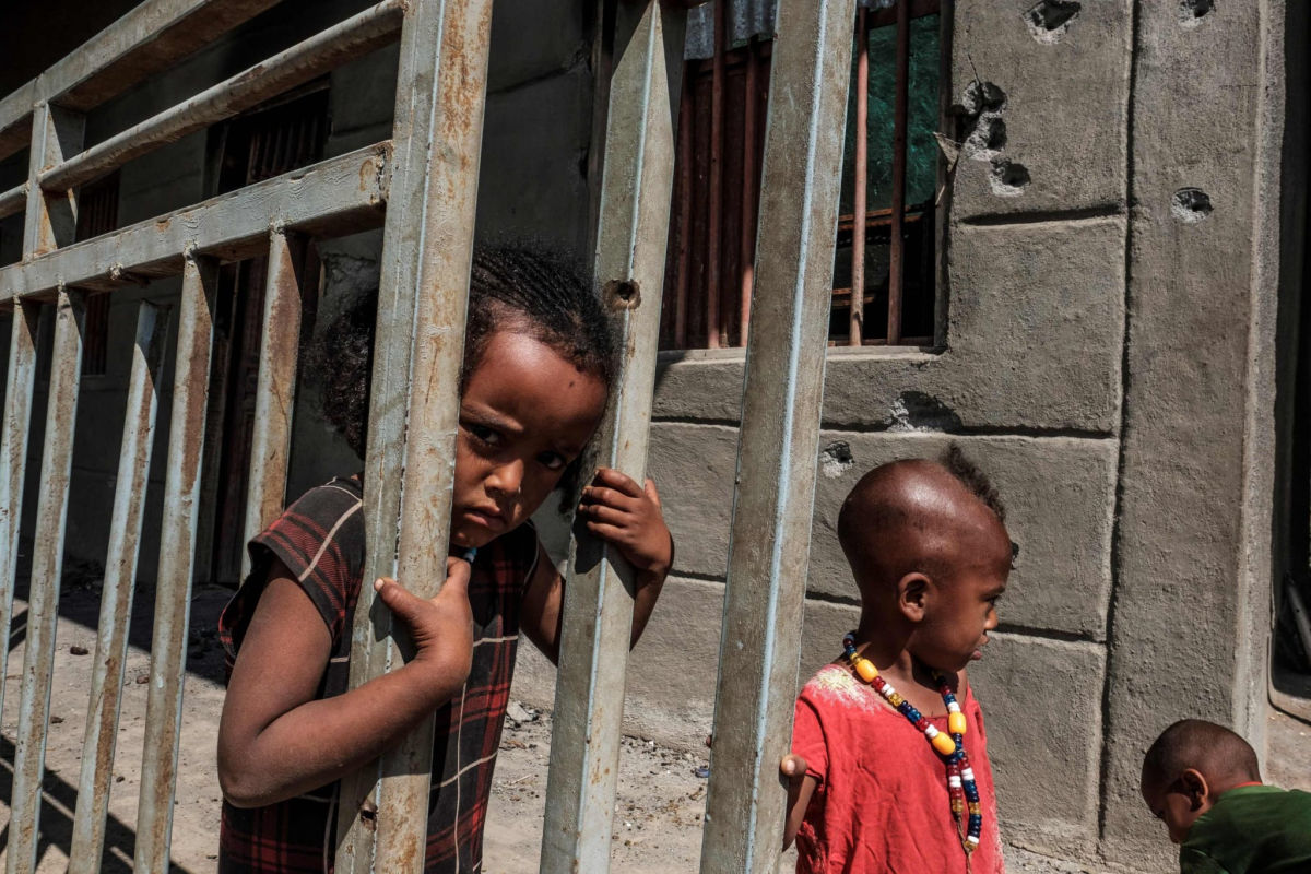 Photo from the foundation's education and community work in Tigray