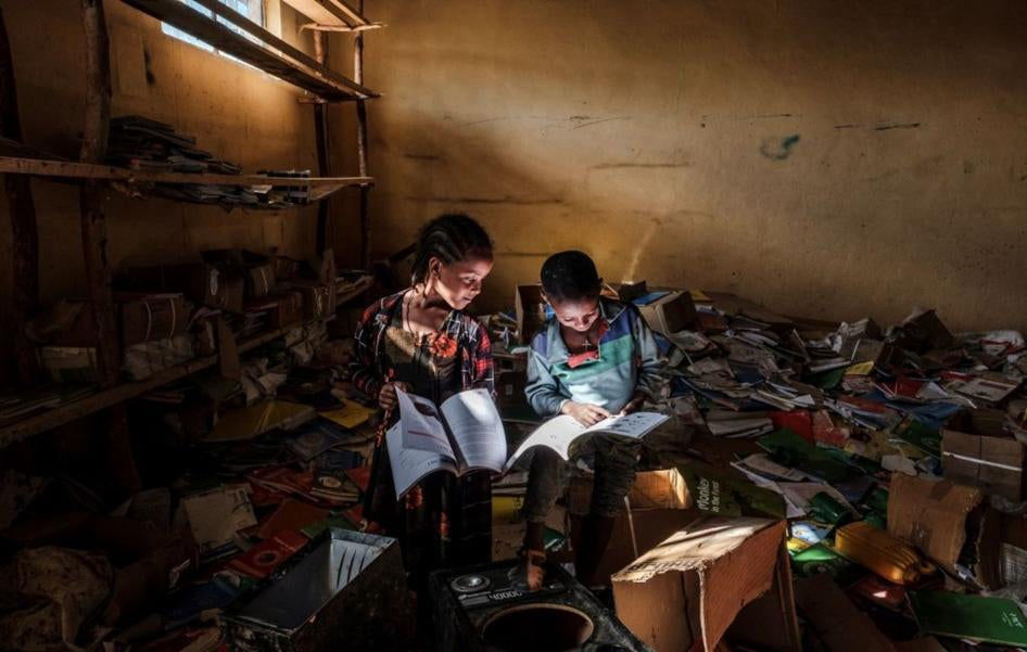 Photo from the foundation's education and community work in Tigray