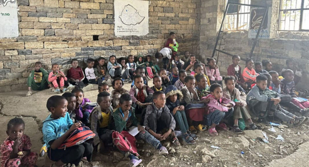Photo from the foundation's education and community work in Tigray