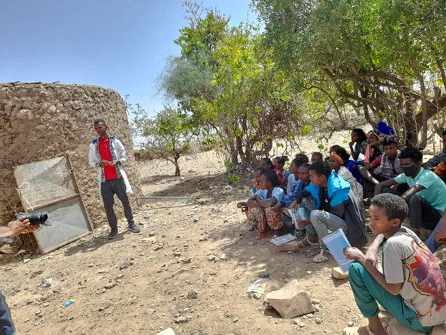 Photo from the foundation's education and community work in Tigray