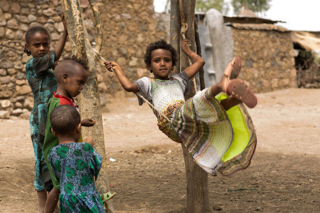 Photo from the foundation's education and community work in Tigray
