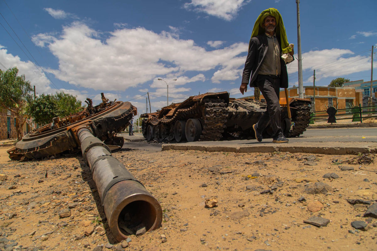 Photo from the foundation's education and community work in Tigray